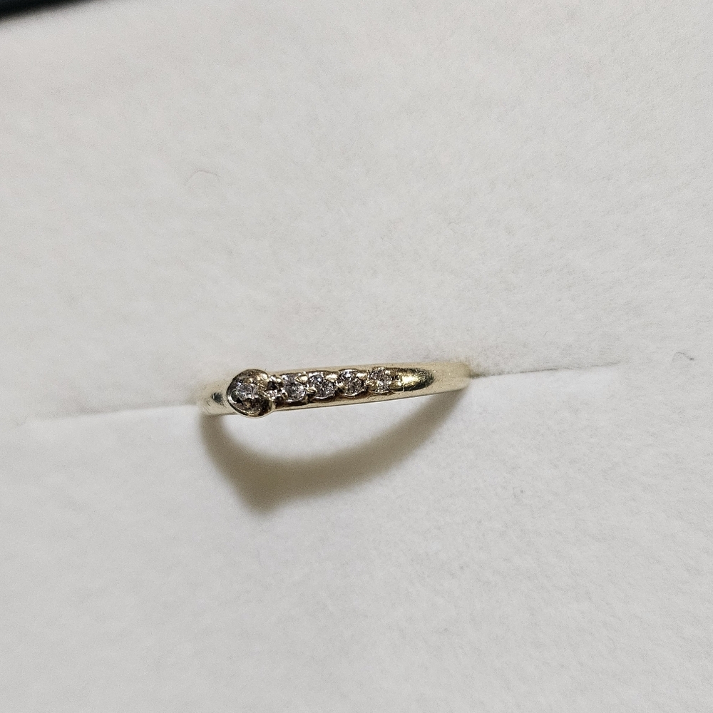 10K Diamond Heart Ring - Picture 4 of 7